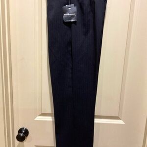 Sag Harbor ladies black w/red pinstripe dress pants - sz 8P (nwt)